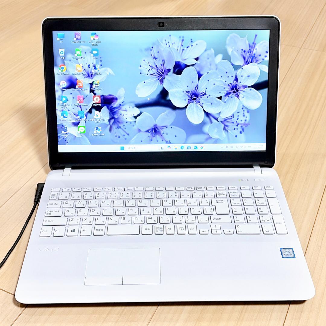 VAIO✨第7世代✨メモリ8GB⭐初心者OK‼すぐ使えるノートPC✨テンキー付