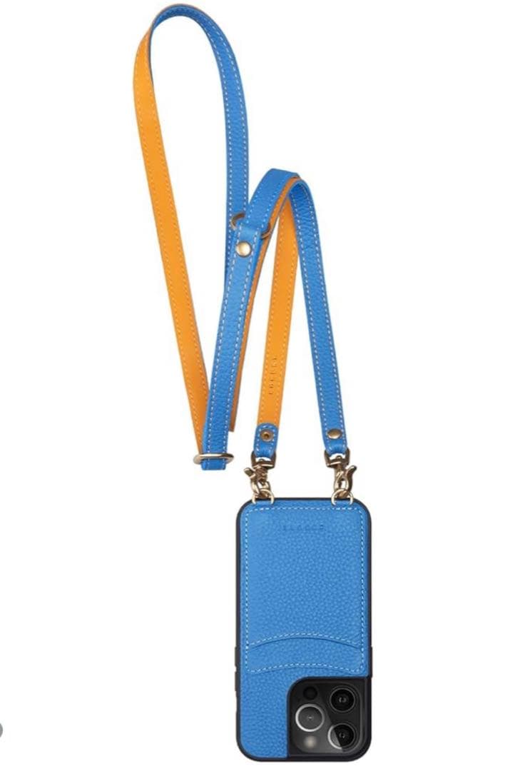 COGURE 本革iPhone14Proケース ショルダーストラップ