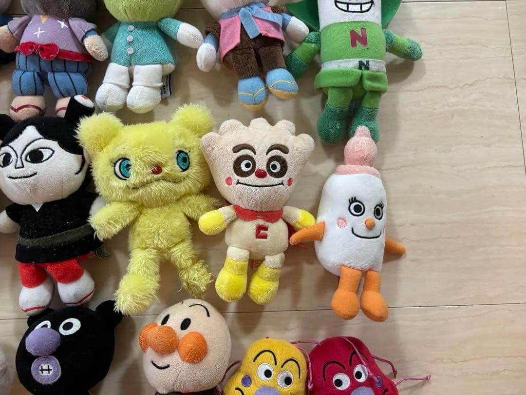 アンパンマン プリちぃビーンズ　ぬいぐるみ 37体フルセット
