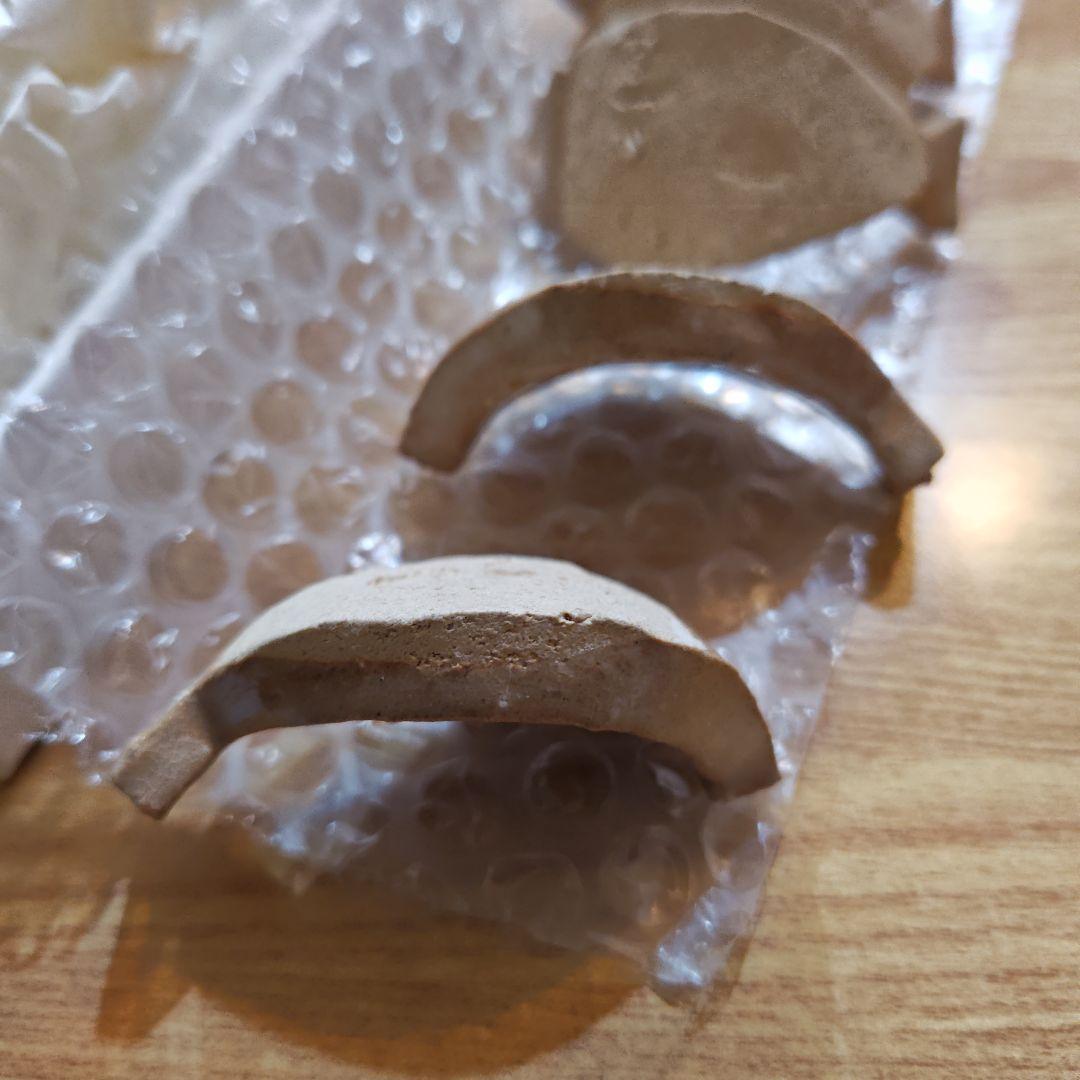 行人庵未使用リーフ型箸置き5点セット①葉っぱ型　窯元　梅尾行人　広島県萩市