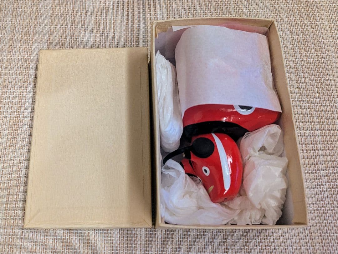 新品未使用 ヘッドフォンべこ2号 赤べこ 野沢 野沢民芸商店