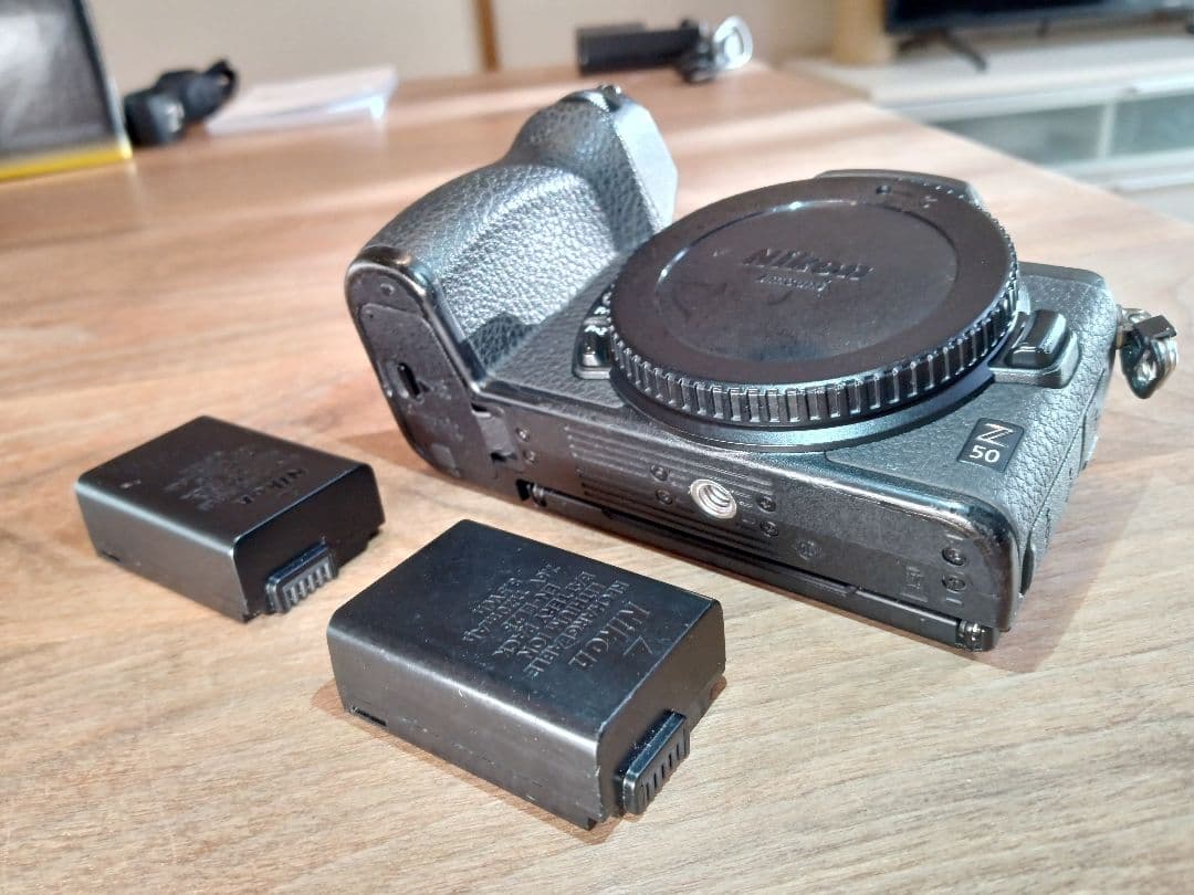 【センサー清掃+純正電池2個付】現状品 Nikon Z50 ボディ 取説+元箱付
