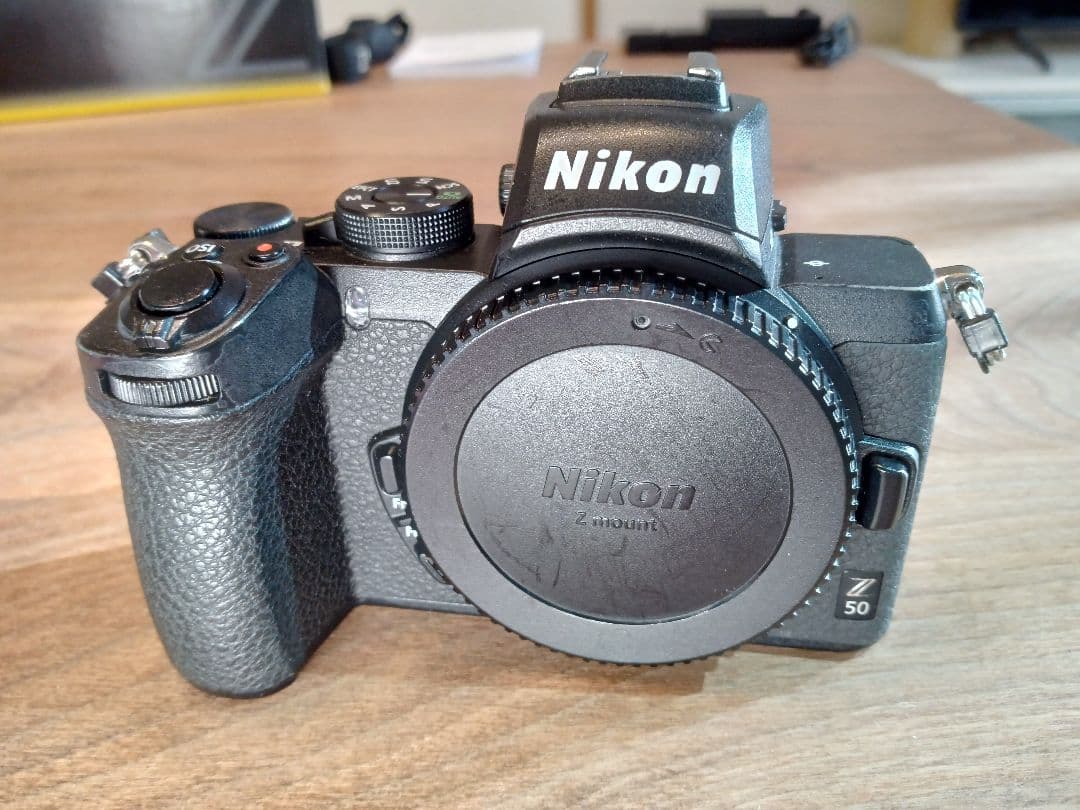【センサー清掃+純正電池2個付】現状品 Nikon Z50 ボディ 取説+元箱付