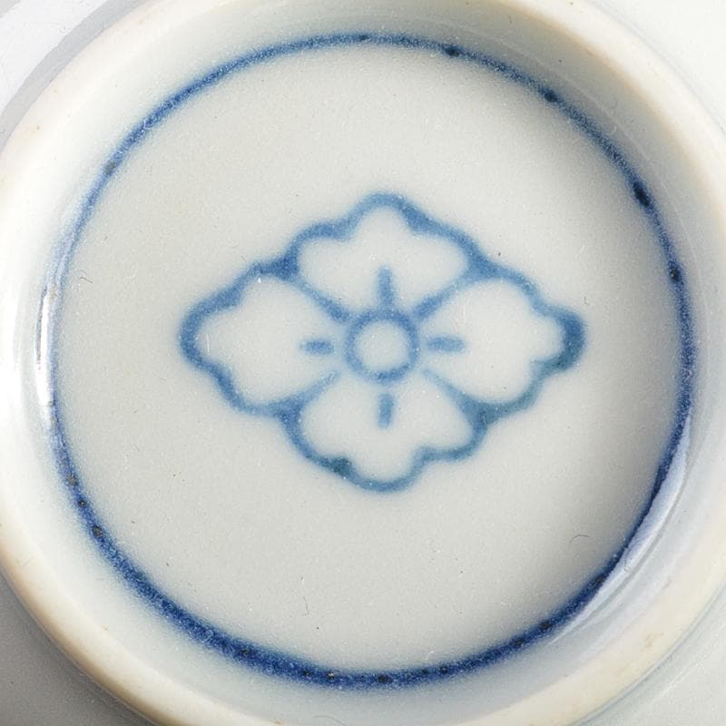 京焼　清水焼　平安　瑞泉造　青華　煎茶碗　五客　星悠丈書付箱　V　R7293