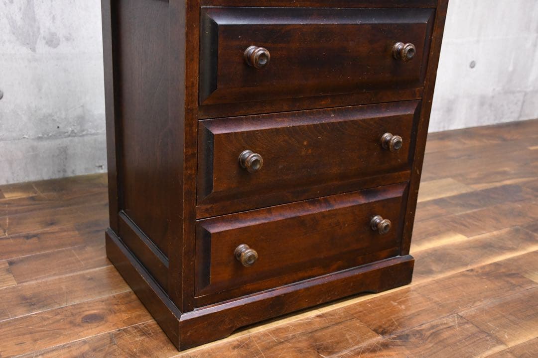 EIK51 北海道民芸家具 HM875 整理箱 小引出し 14.3万 整理タンス