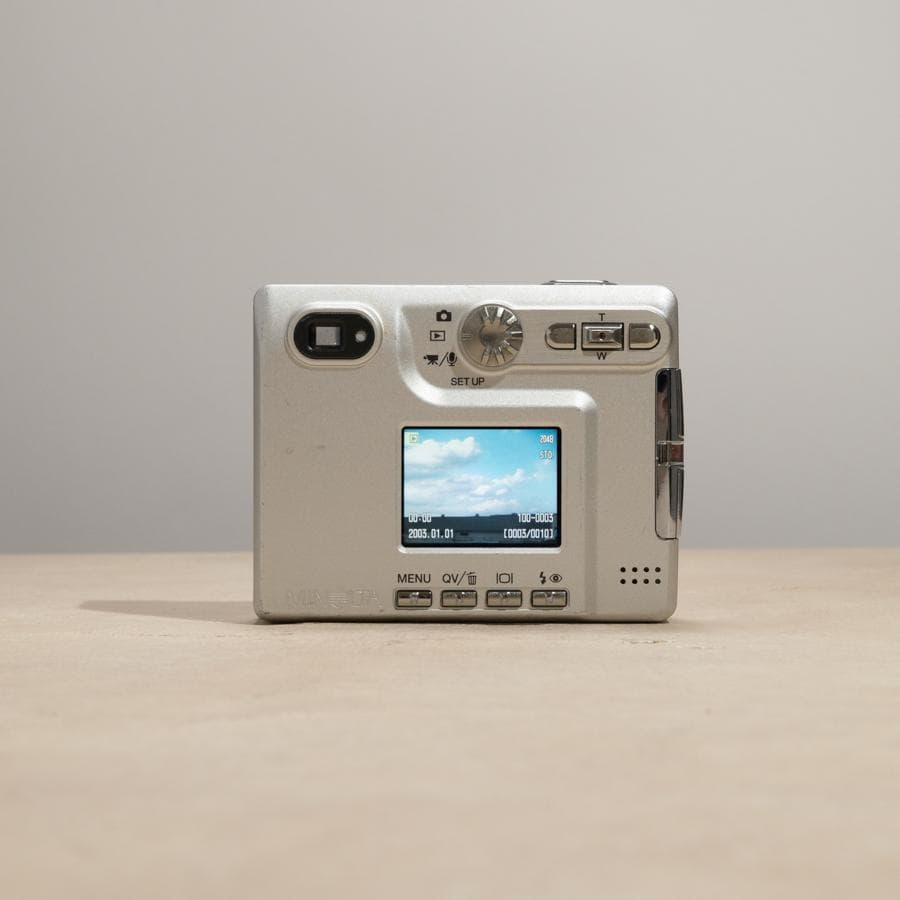 【スマホ転送OK】MINOLTA DIMAGE Xg シルバー 動作確認済み