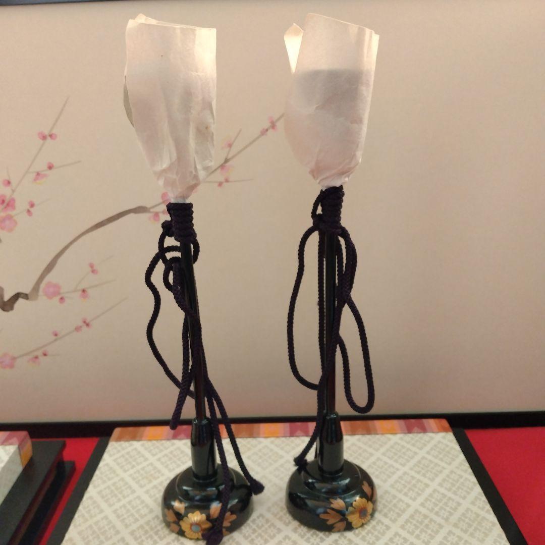 初代　原米州 作　木目込　雛人形一式　(無形文化財技術保存　古典巻袖雛)