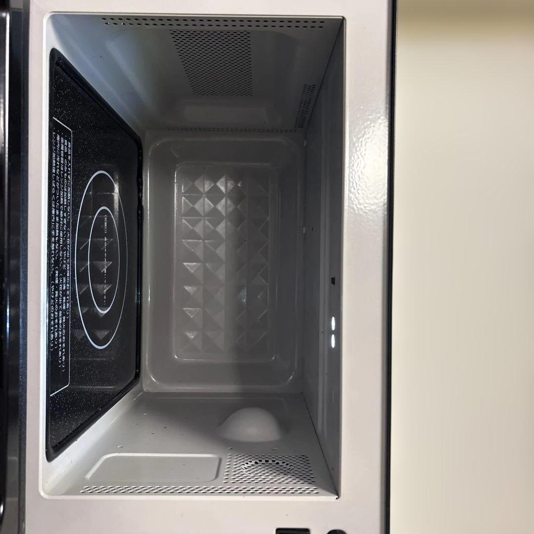 ニトリ 18L フラット電子レンジ EM-520X BK 中古品