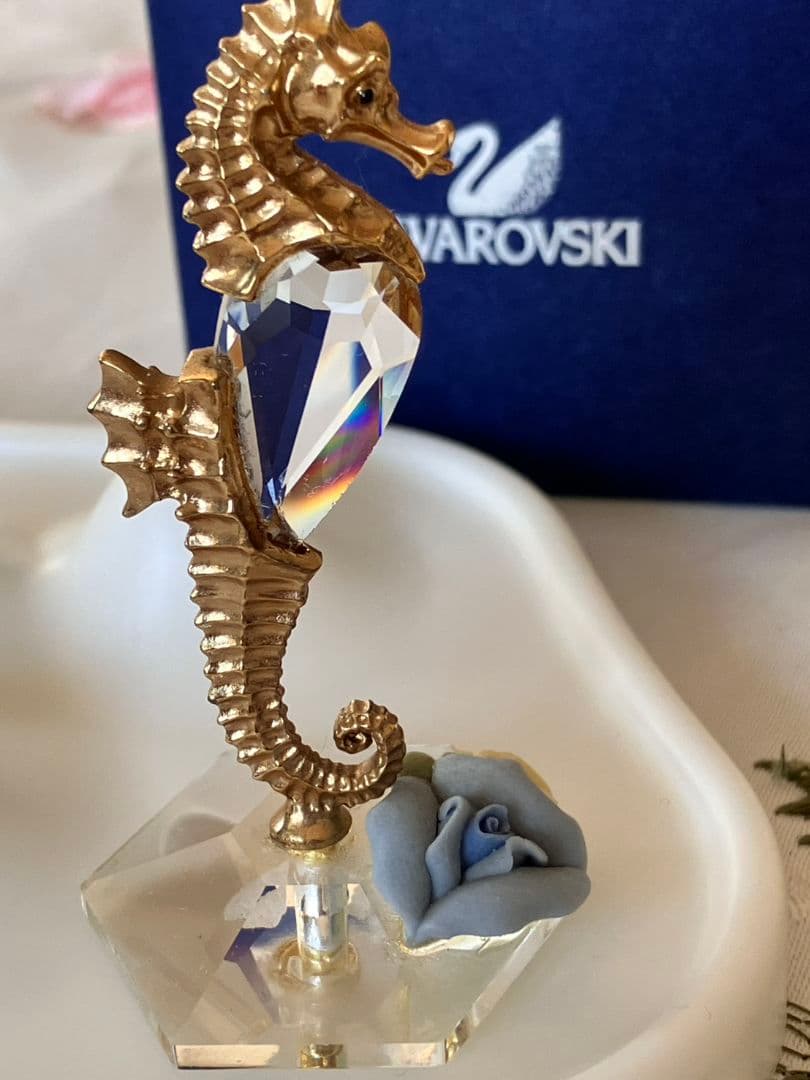 ★SWAROVSKIスワロフスキー　シードラゴン　タツノオトシゴ　オブジェ　置物