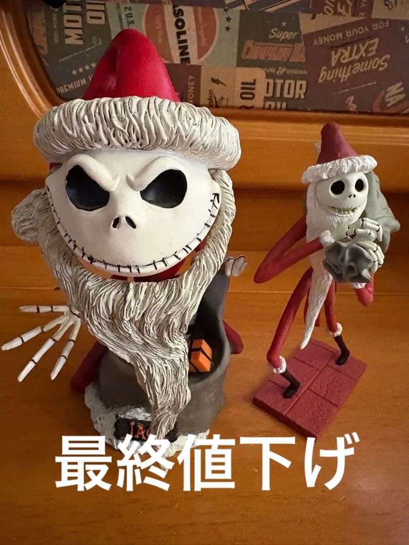 NECAナイトメアビフォアクリスマス サンタジャック ヘッドノッカー フィギュア
