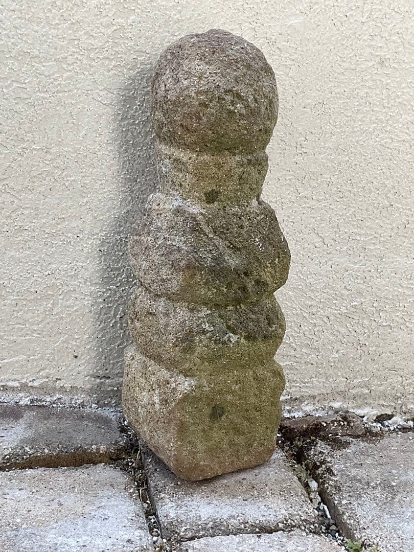 一石五輪塔　鎌倉期　仏教美術　高さ約32cm