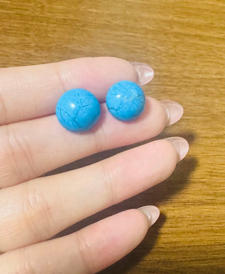 K18 TURQUOISE スタッドピアス