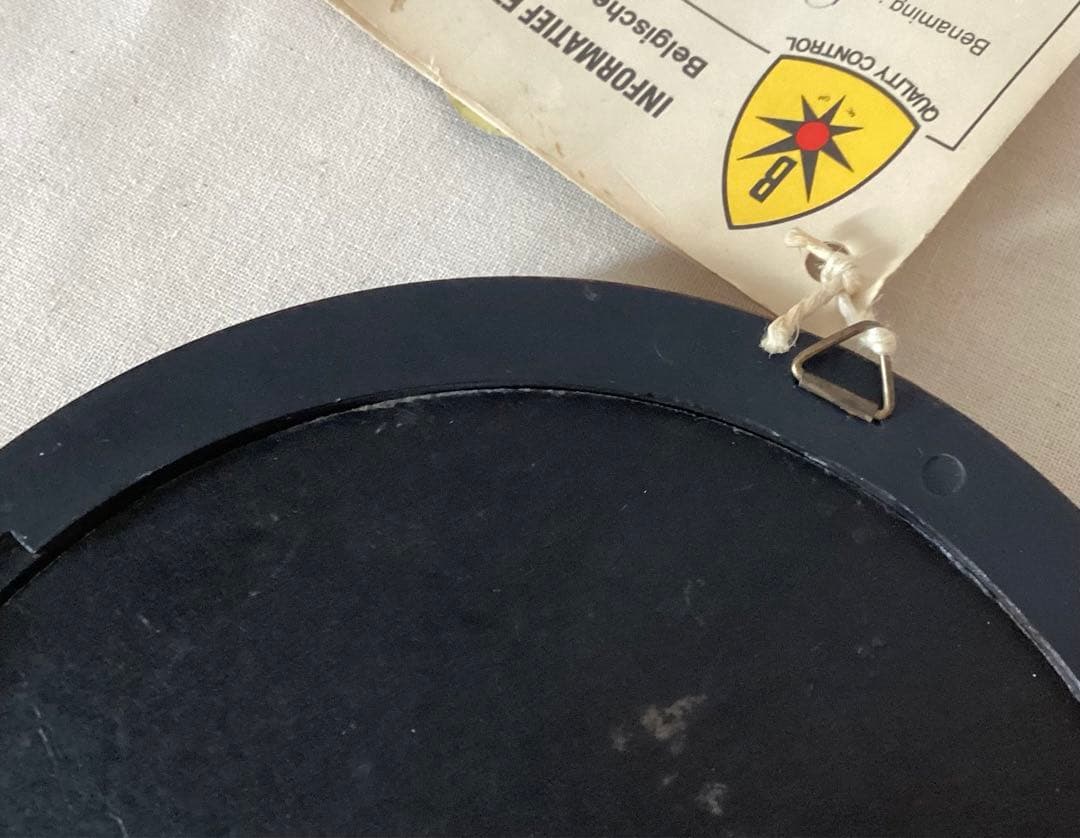 鑑定書付 ベルギー 白鳥のボビンレース　額入り31