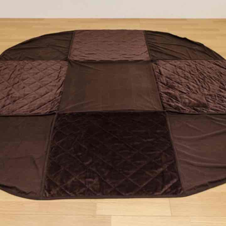 ダイニングコタツ　85×85　正方形　掛け布団セット