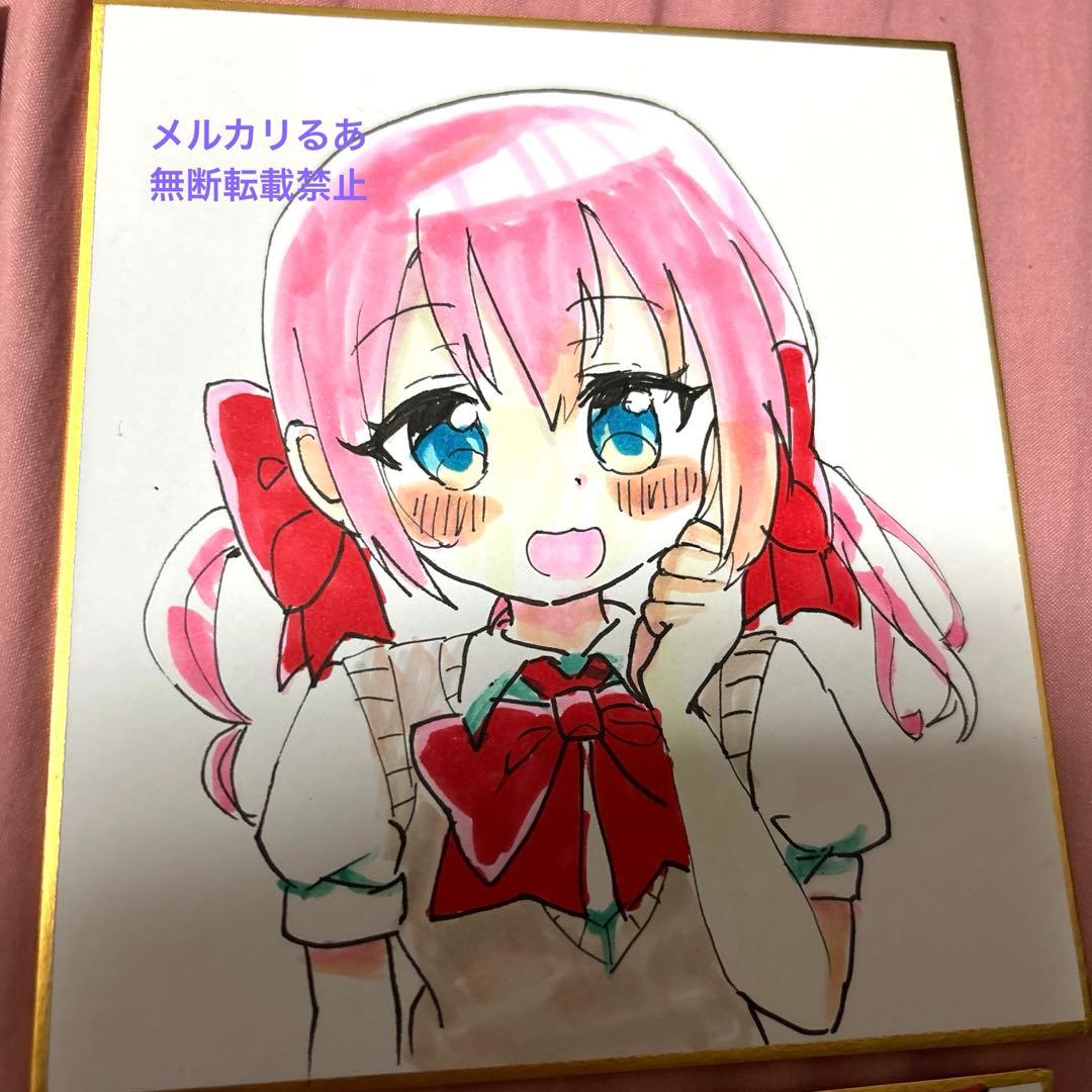 ひめ、かぐや、光永 コピック　手書きイラスト 11点まとめ売り