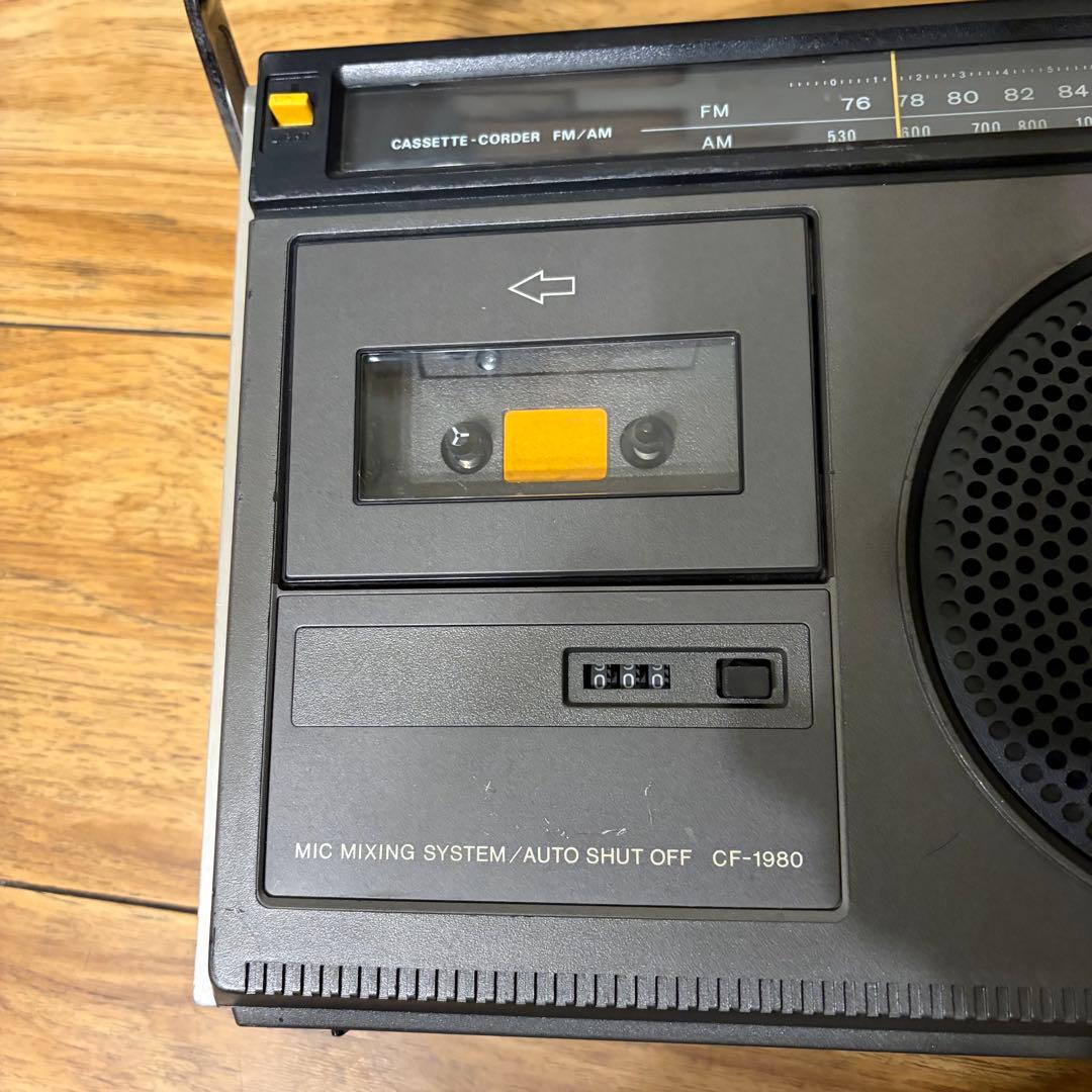 希少 SONY ソニー ラジカセ CF-1980 ラジオ 昭和レトロ カセット