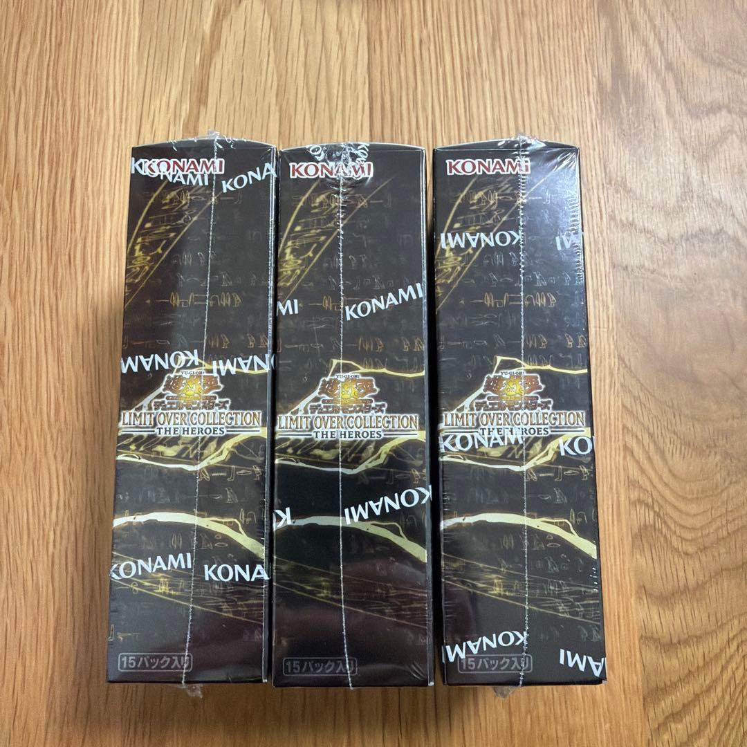 遊戯王LIMIT OVER COLLECTION THE HEROES 3box
