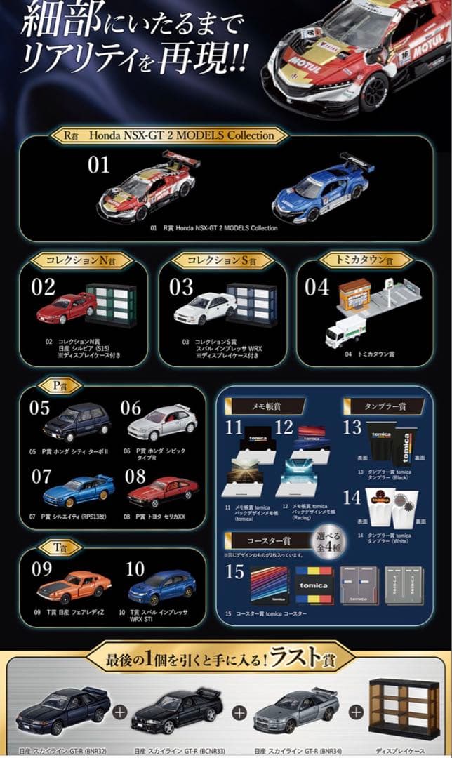 トミカくじ　第2弾　セブンイレブン限定　 フルコンプリート　新品未開封