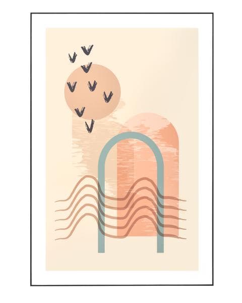 夕日 壁をおしゃれに 壁かざり インテリアアート