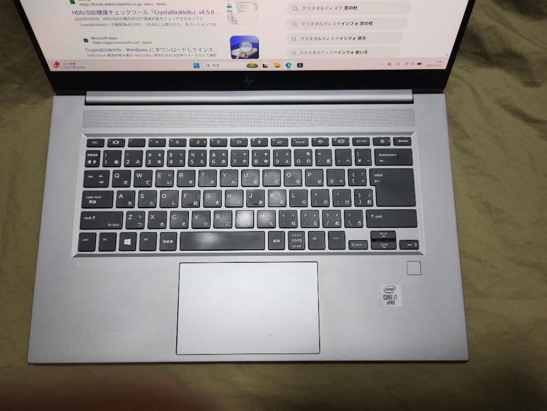 Windowsノート本体 HP ZBook Create G7 4kOLED 32GB RTX2070