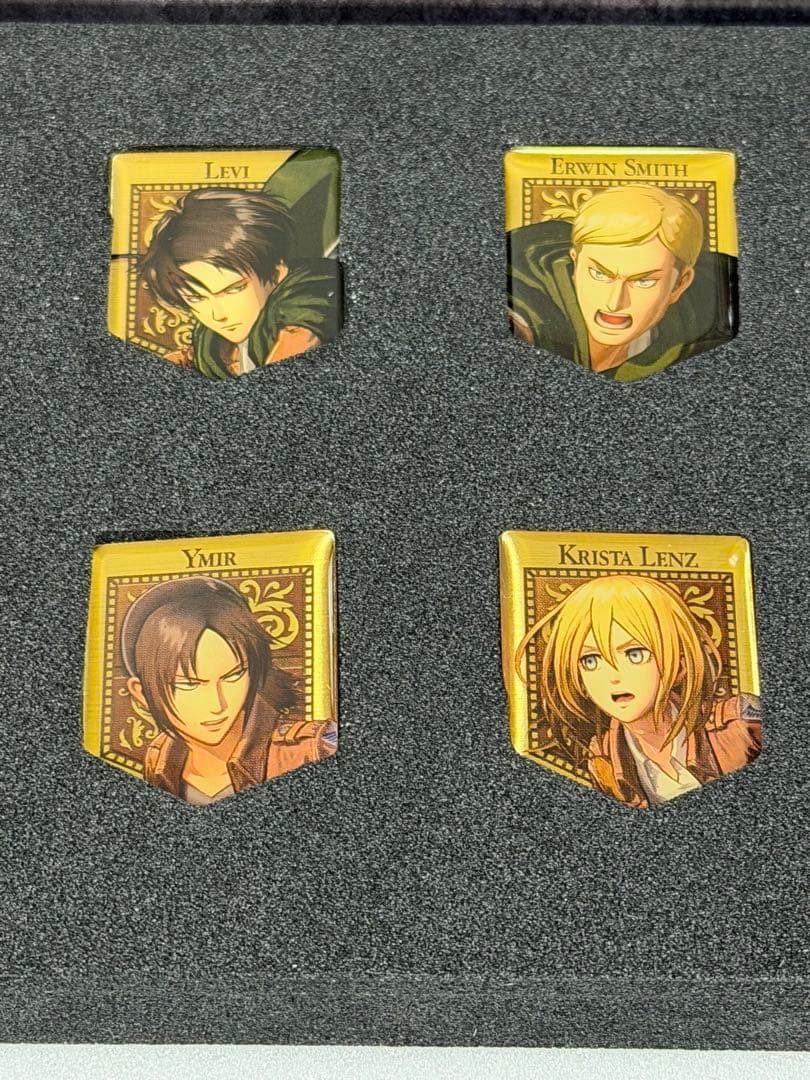 進撃の巨人2 TREASURE BOXトレジャーボックス　ピンズ8点