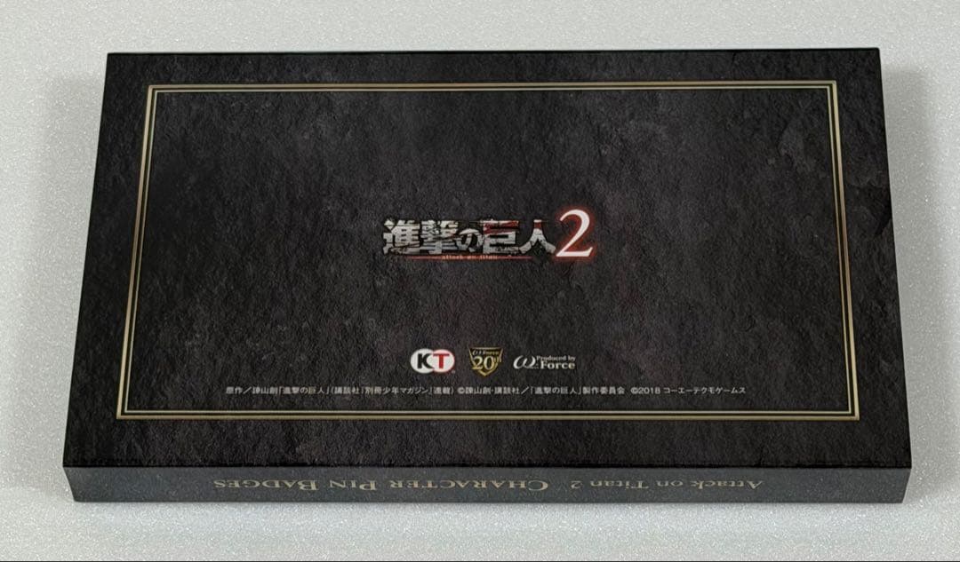 進撃の巨人2 TREASURE BOXトレジャーボックス　ピンズ8点