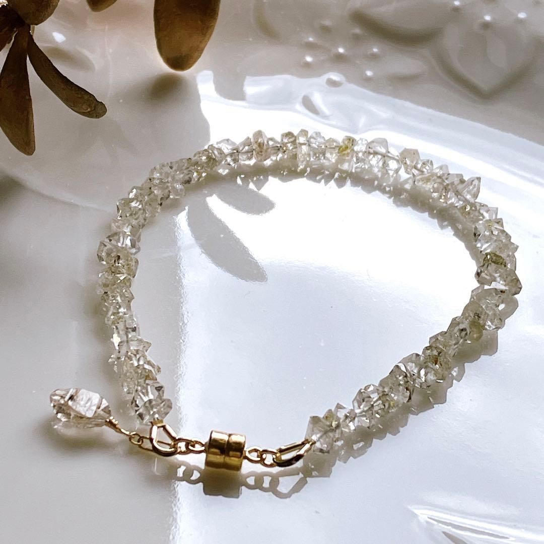 Nina◆オイルインクォーツブレスレット✧14kgf✧蛍光