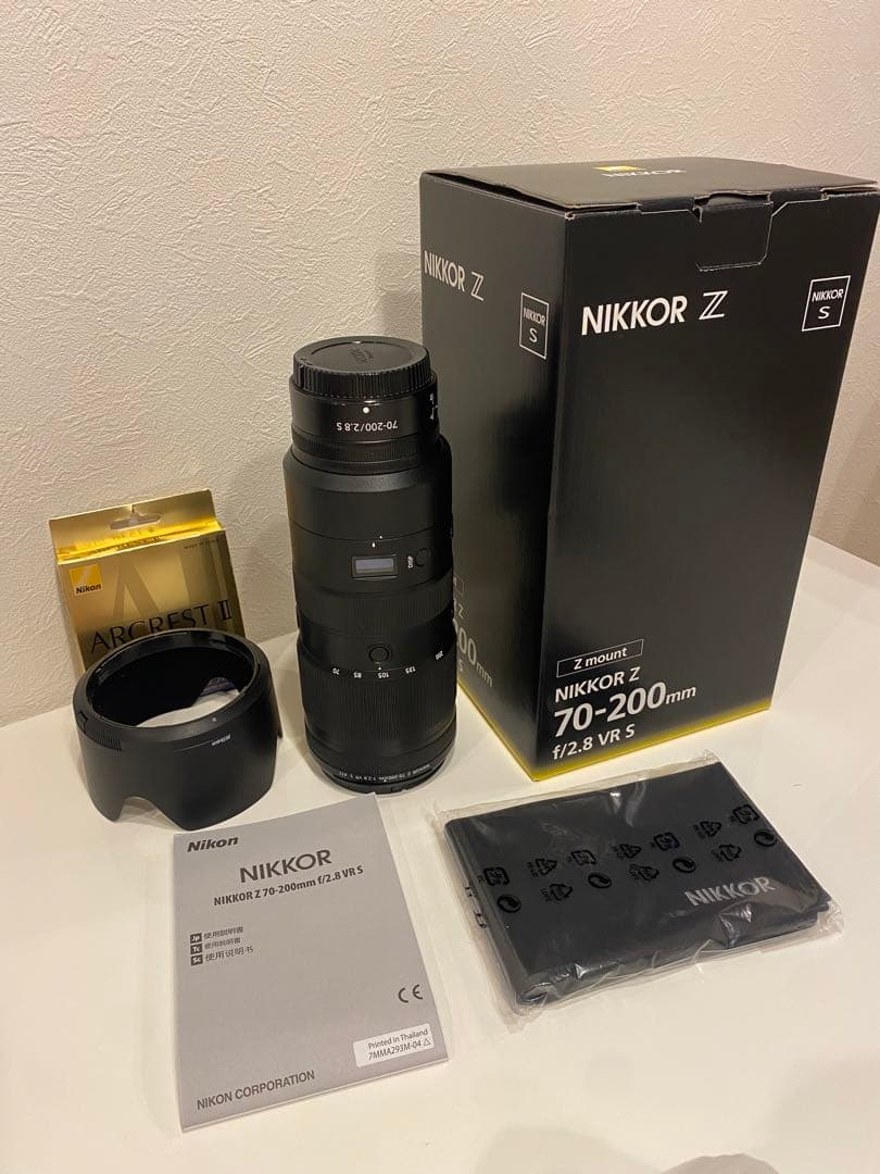 【美品】NIKKOR Z 70-200mm f2.8VR S【純正フィルター付】