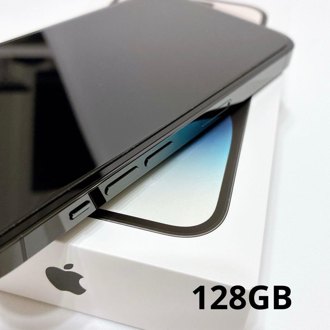 iPhone14 Pro 128GB SIMフリー スペースブラック 一括88%