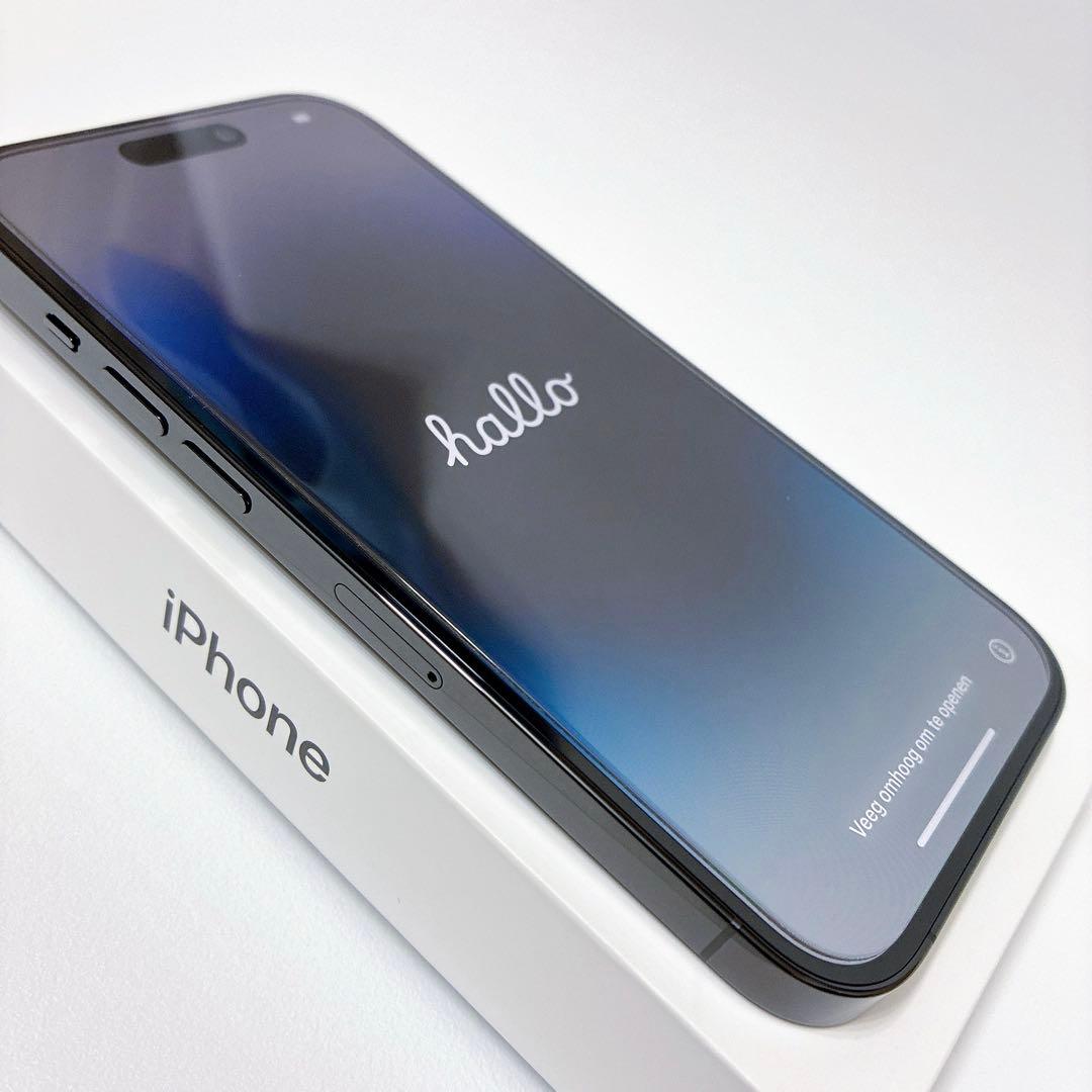 iPhone14 Pro 128GB SIMフリー スペースブラック 一括88%