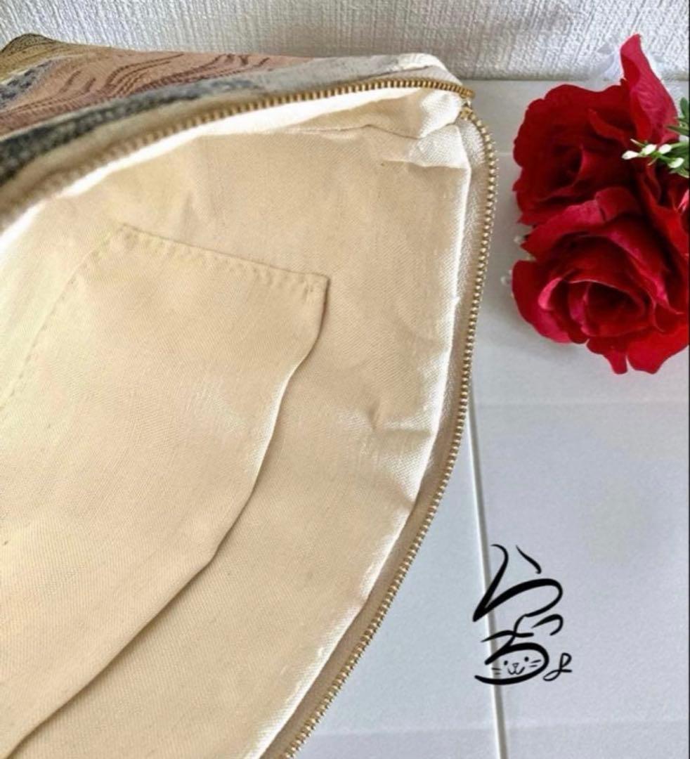 帯リメイク 夏帯 クラッチバッグ