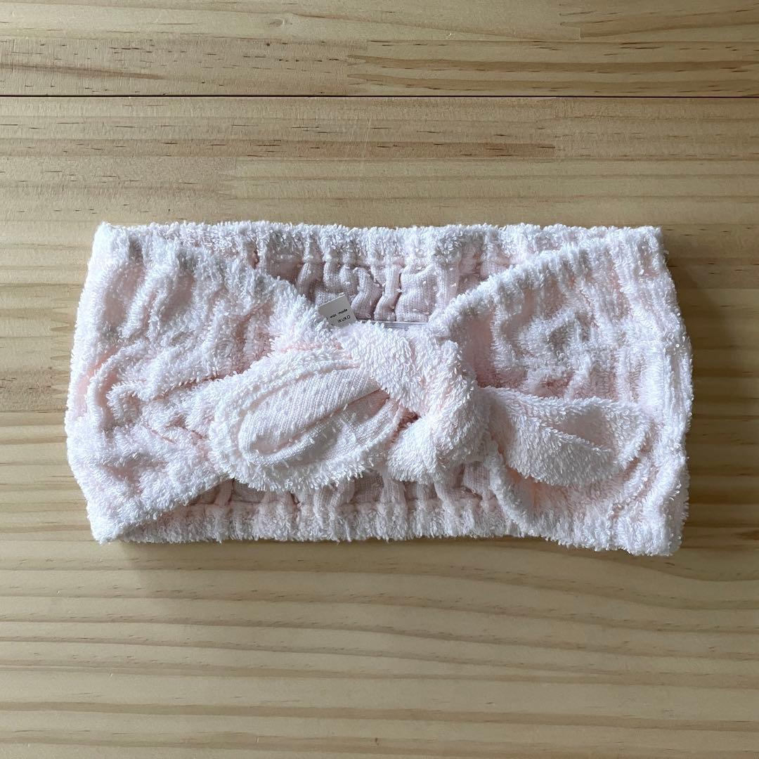 タグ付き未使用 IKUKO イクコ コットン 100% エプロン ヘアバンド