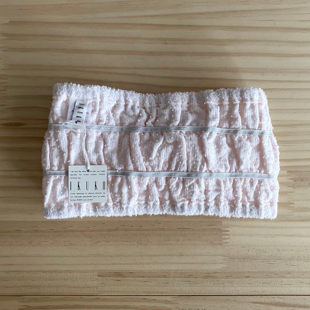 タグ付き未使用 IKUKO イクコ コットン 100% エプロン ヘアバンド