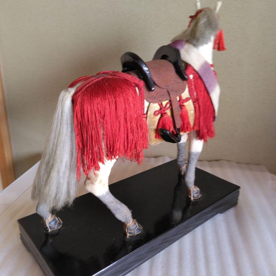 干支　馬　令和8年　レトロ 端午の節句　共箱　台座付き