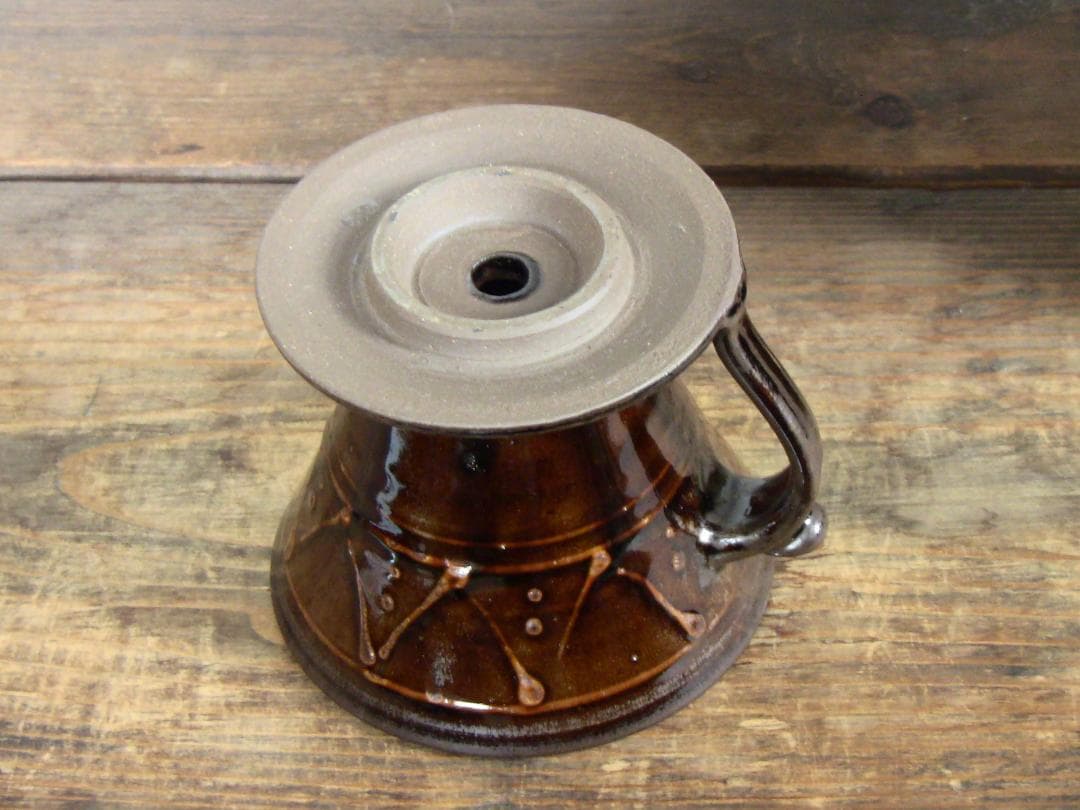 藻岩窯 コーヒードリッパー（鉄錆）