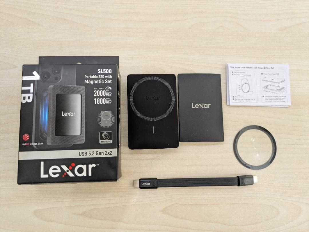 Lexar SL500 1TB ポータブルSSD