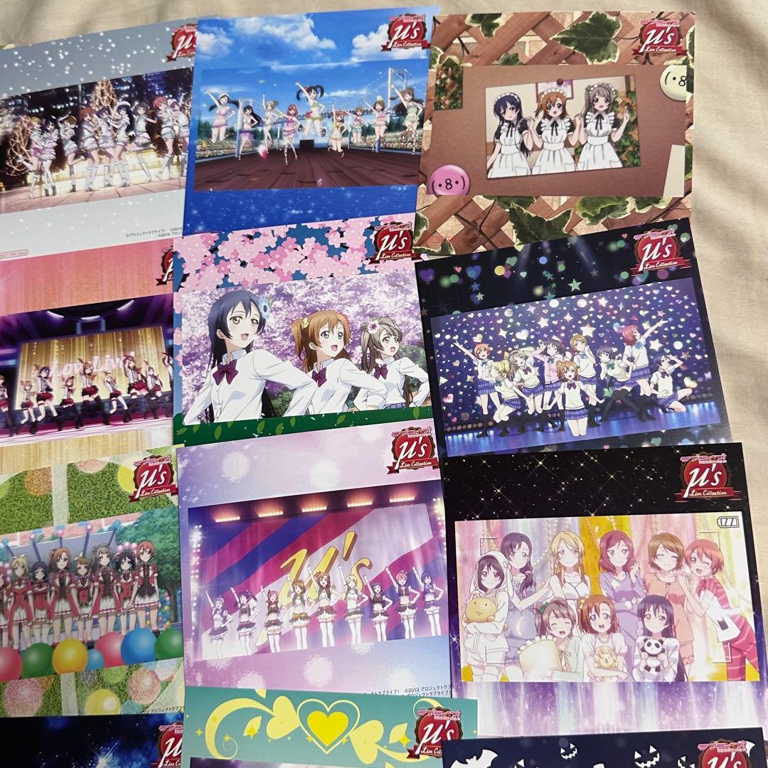 ラブライブ！　μ’s 特典　色紙　イラストシート　まとめ売りセット