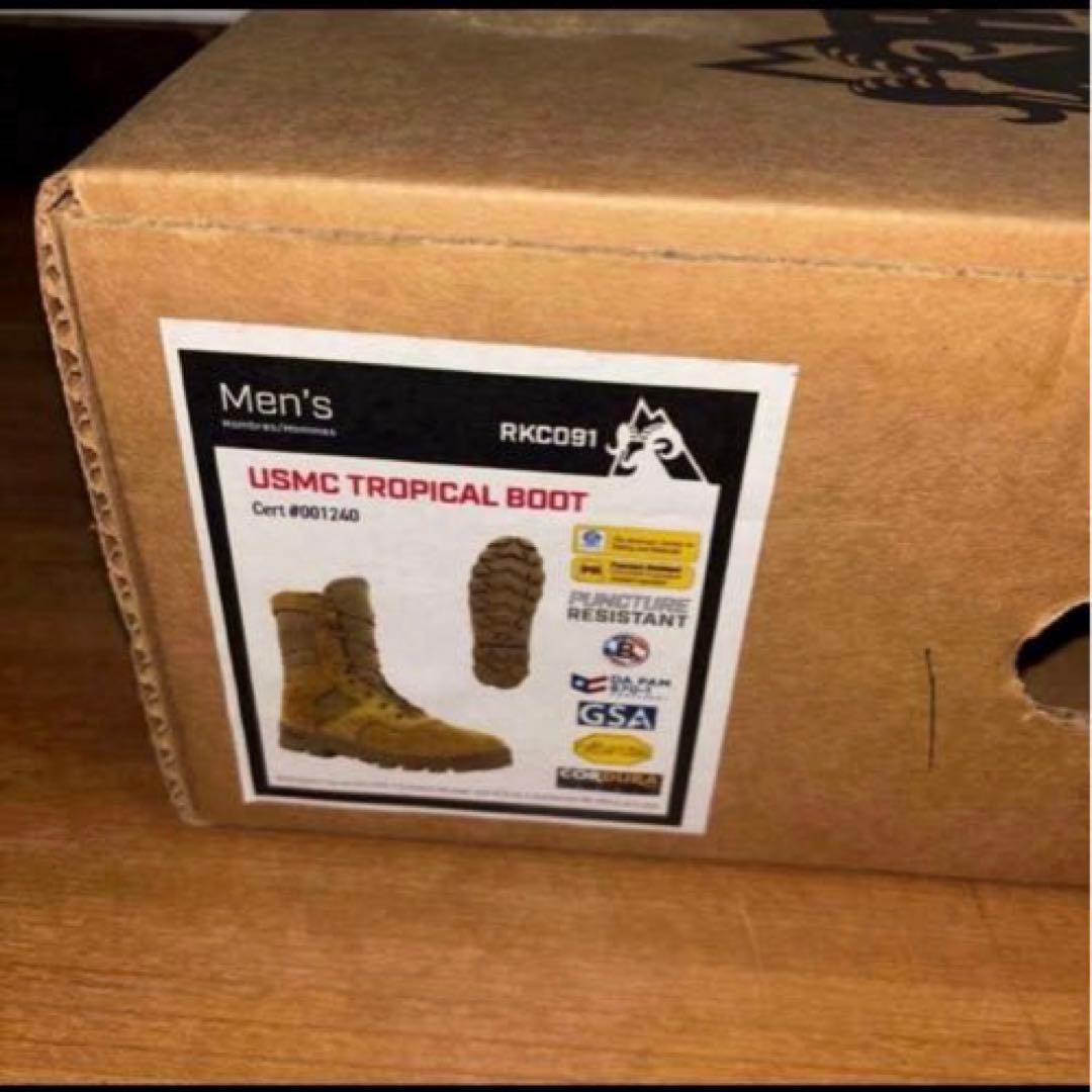 未使用品　米軍実物　ROCKY USMC TROPICALBOOT US 9W