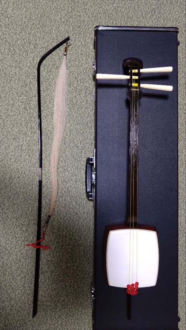 胡弓 駒・弓・専用袋・ハードケース付き