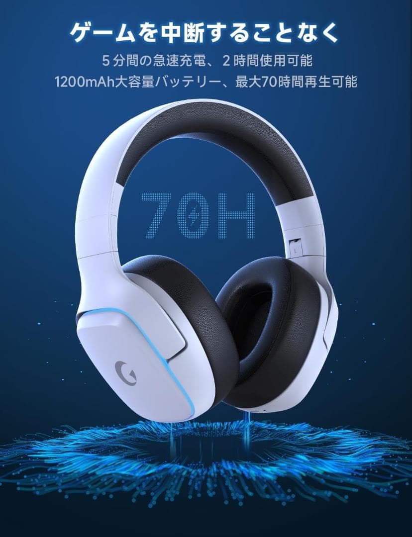 ゲーミング ヘッドセットUSB Type-c Bluetooth 有線 4way