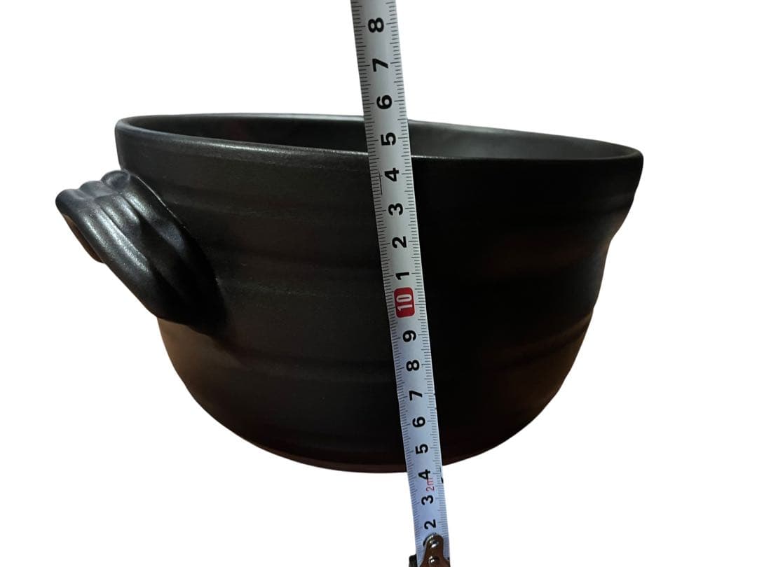 未使用 華月 大黒窯 四日市萬古焼 ごはん鍋 土鍋 かまど炊き 炊飯 4合