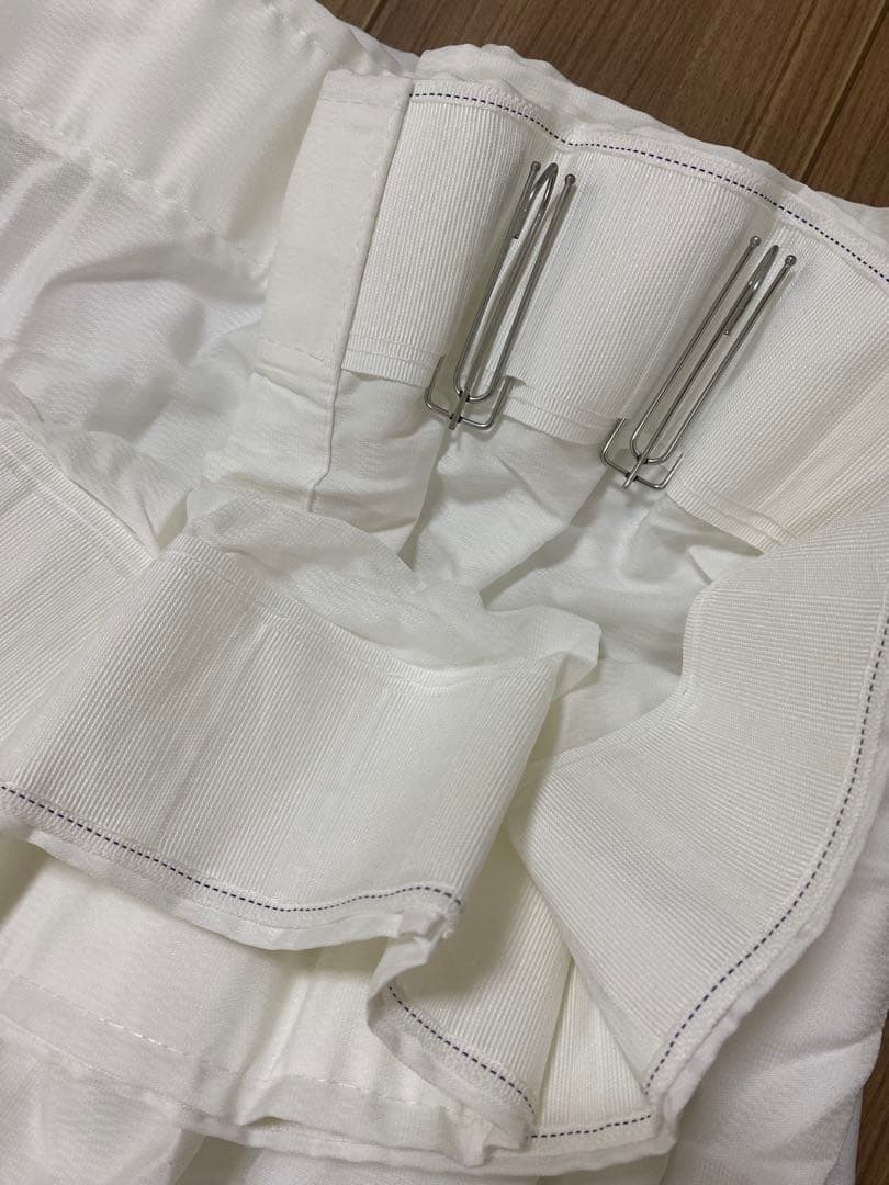 ロータスピンクの遮光カーテン＋霜（しも）ホワイトのレースカーテンセット，4枚