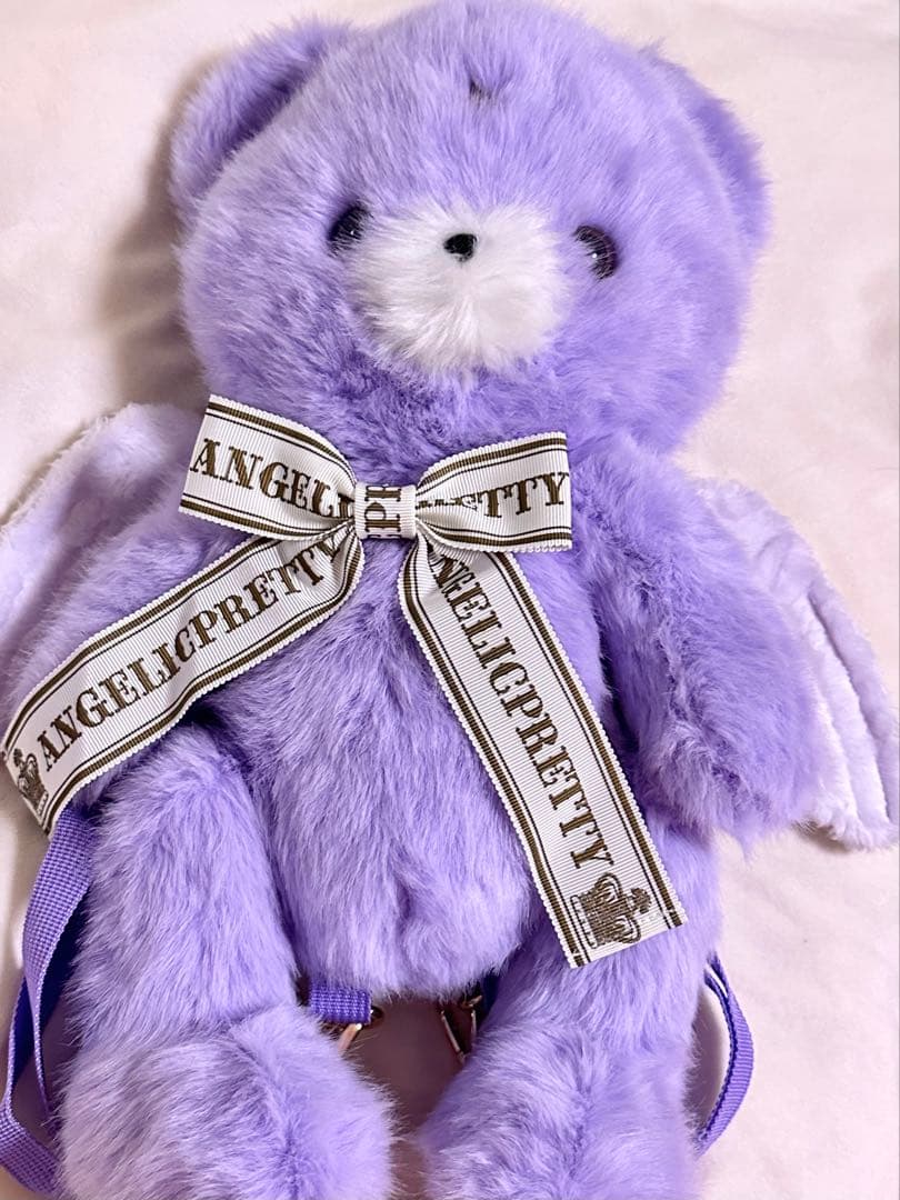 Angelic Pretty Milkyベアー ぬいぐるみリュック ラベンダー