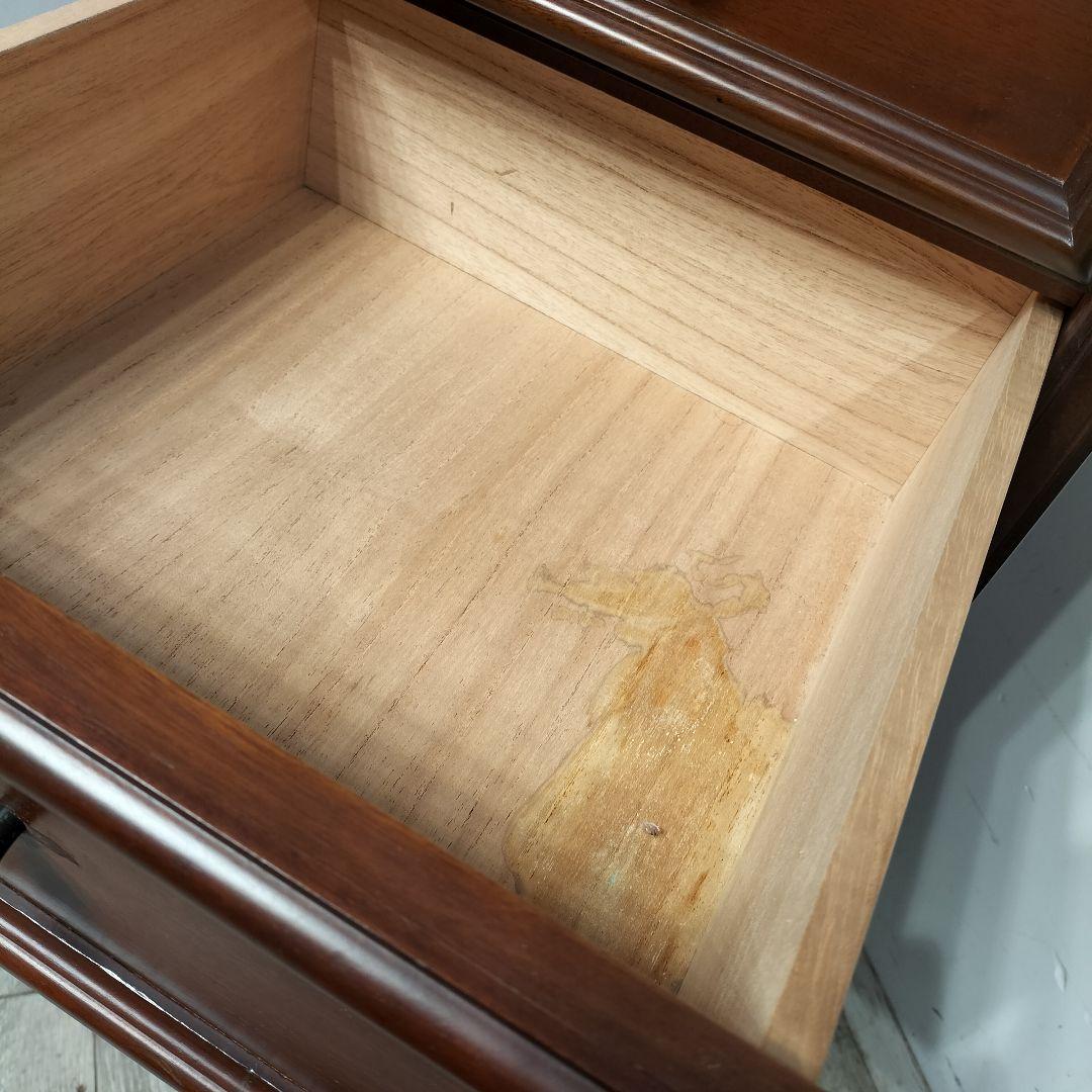 M♦海家具工業 KENTシリーズ マホガニー材 5段ハイチェスト