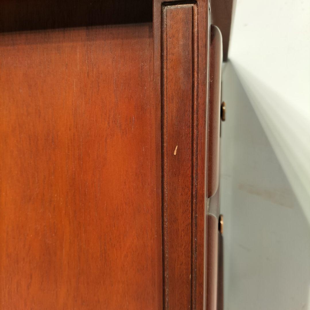 M♦海家具工業 KENTシリーズ マホガニー材 5段ハイチェスト