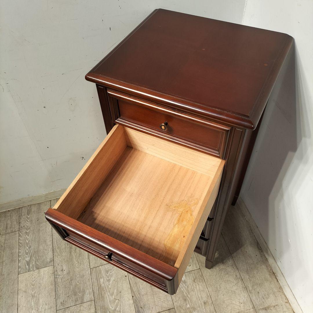 M♦海家具工業 KENTシリーズ マホガニー材 5段ハイチェスト