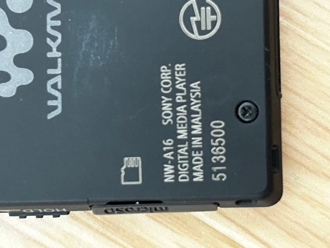 SONY NW-A16 32GB ブラック ウォークマン ハイレゾ音源対応