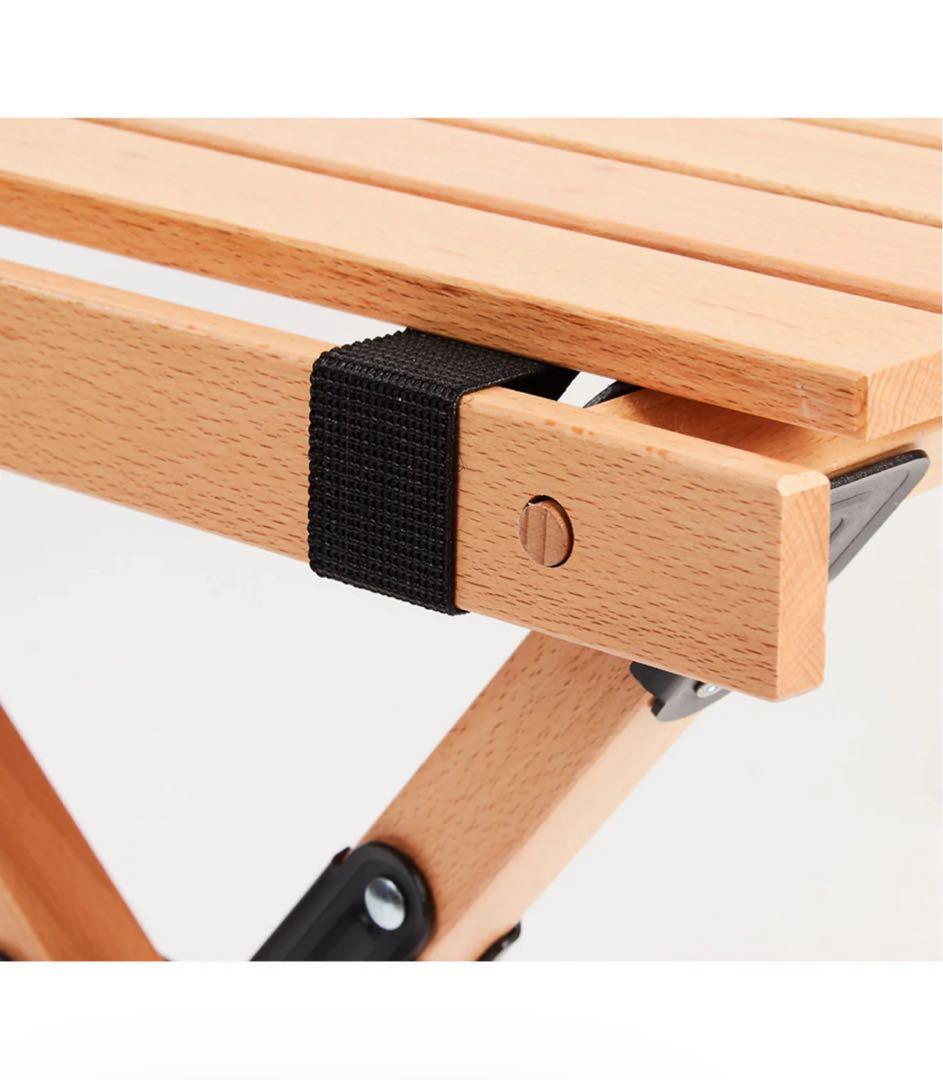 【新品未開封】S’more スモア ウッディロールテーブル120 折りたたみ