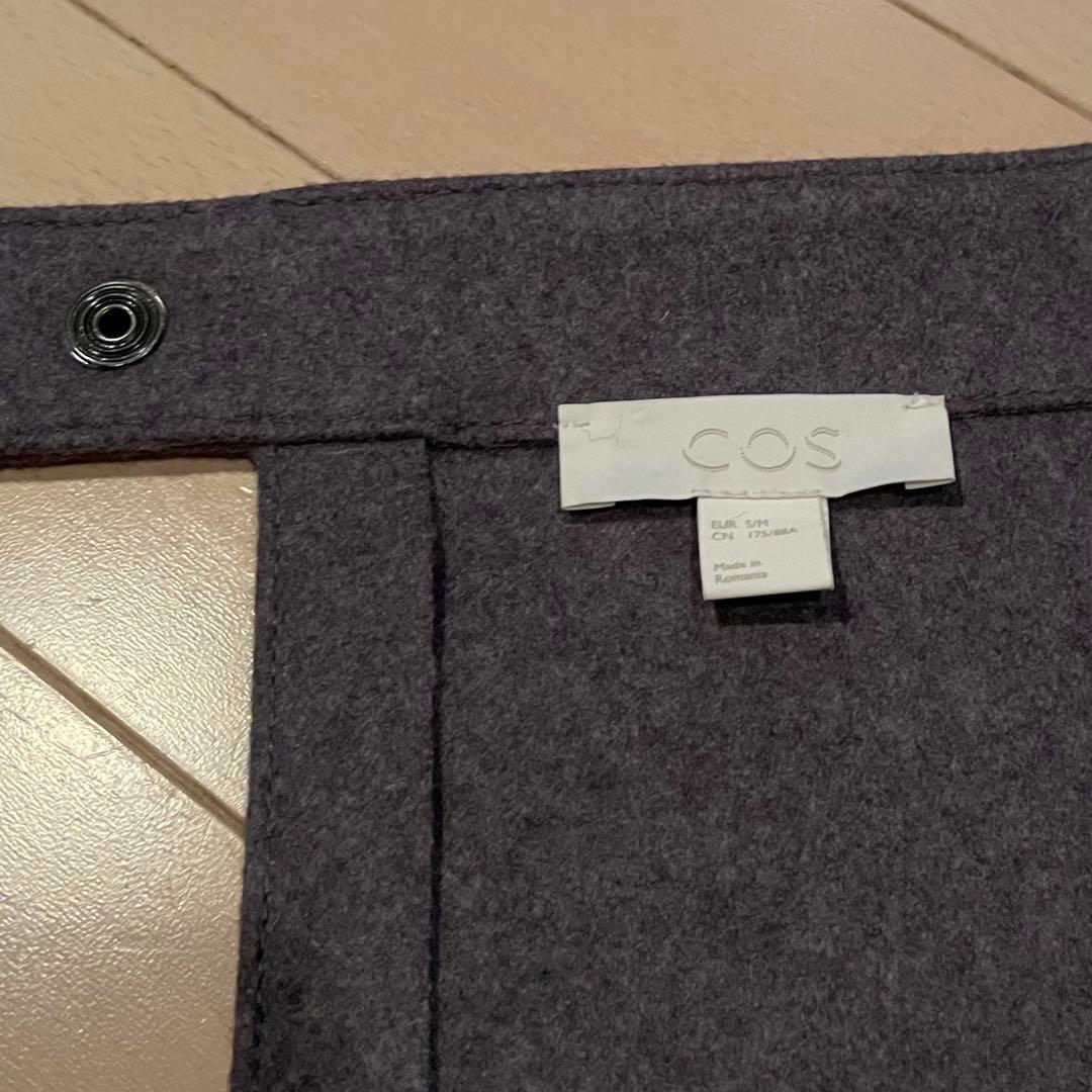 ★新品　COS グレー エプロン フリーサイズ
