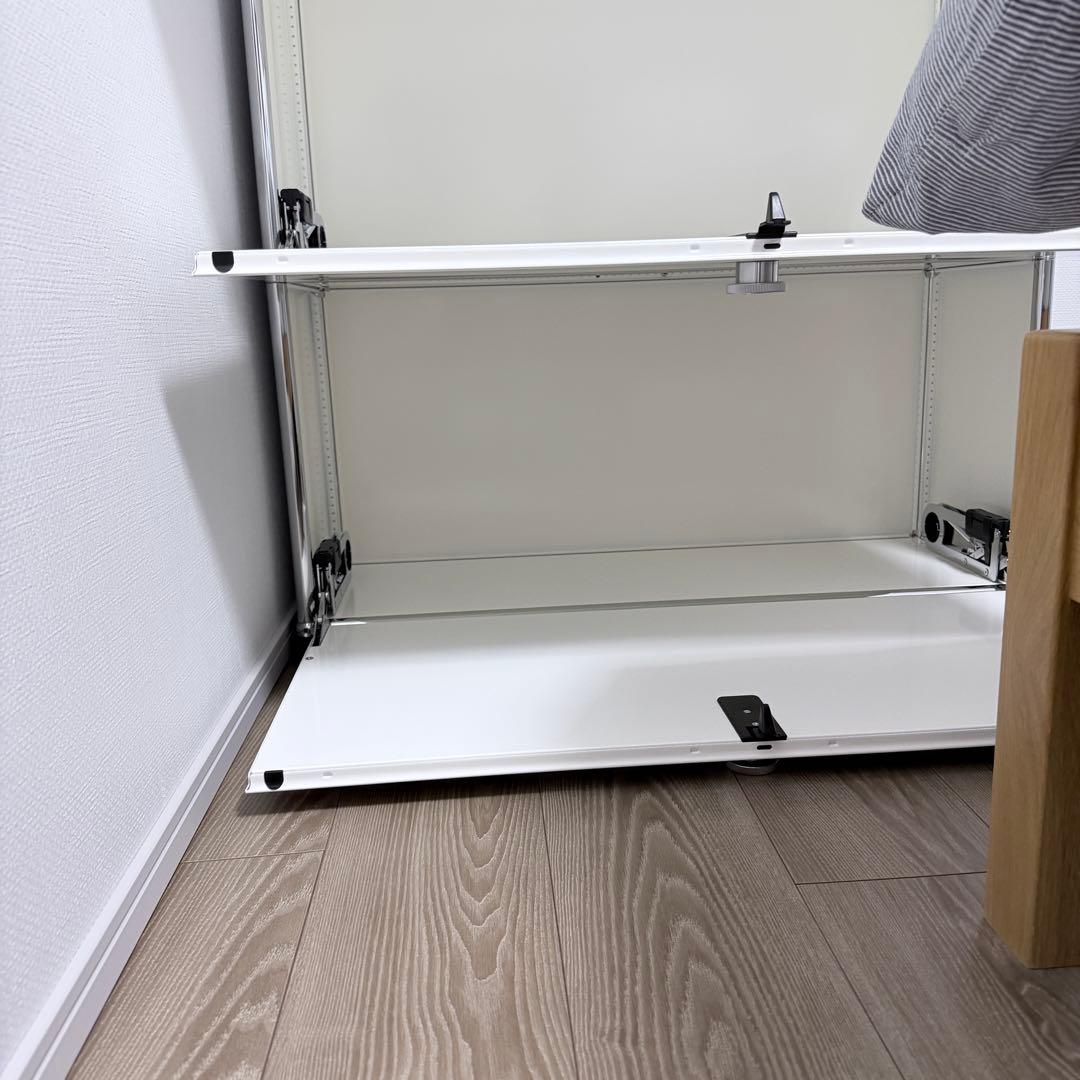 USMハラー　1列3段キャビネット　ピュアホワイト